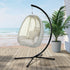 Gardeon Outdoor Furniture Egg Hammock Porch Hanging Pod Swing Chair with Stand-Furniture > Outdoor-PEROZ Accessories