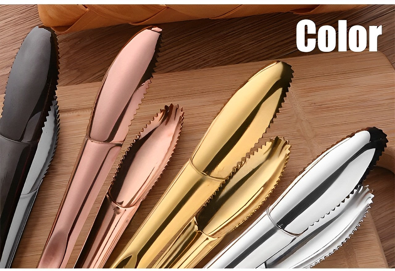 AnyGleam Tong Rose Gold 1pc Stainless Steel Clip Tableware for Salad, BBQ and Grill Party Accessory-Kitchen & Dining-PEROZ Accessories