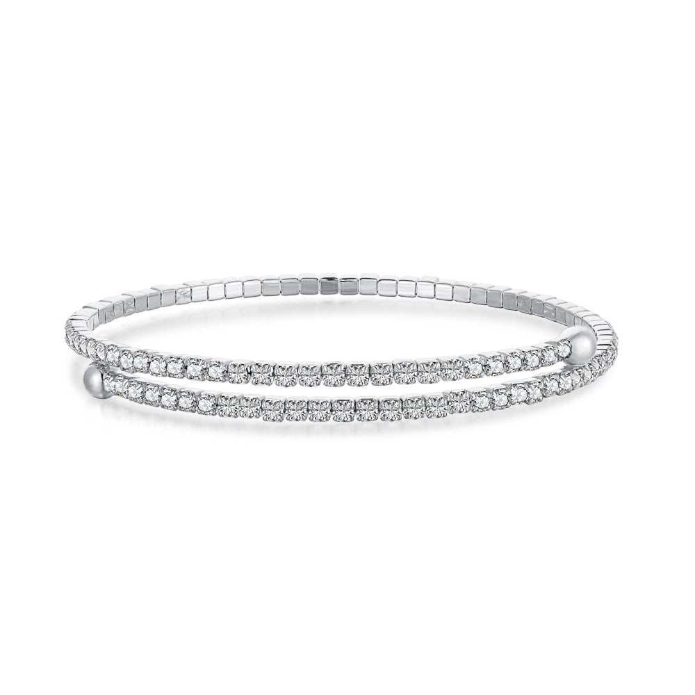 Anyco Bracelet Mujeres Pulseras heart Charm Sterling Silver Bracelets Bangles For Women 925 Sterling Silver Bracelet-Bracelets-PEROZ Accessories