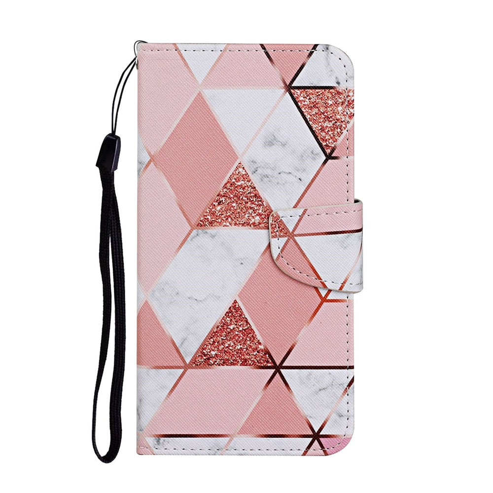 Anymob iPhone Facial Expression Flip Leather Phone Case With Wallet Slot Cases Cover-Mobile Phone Cases-PEROZ Accessories