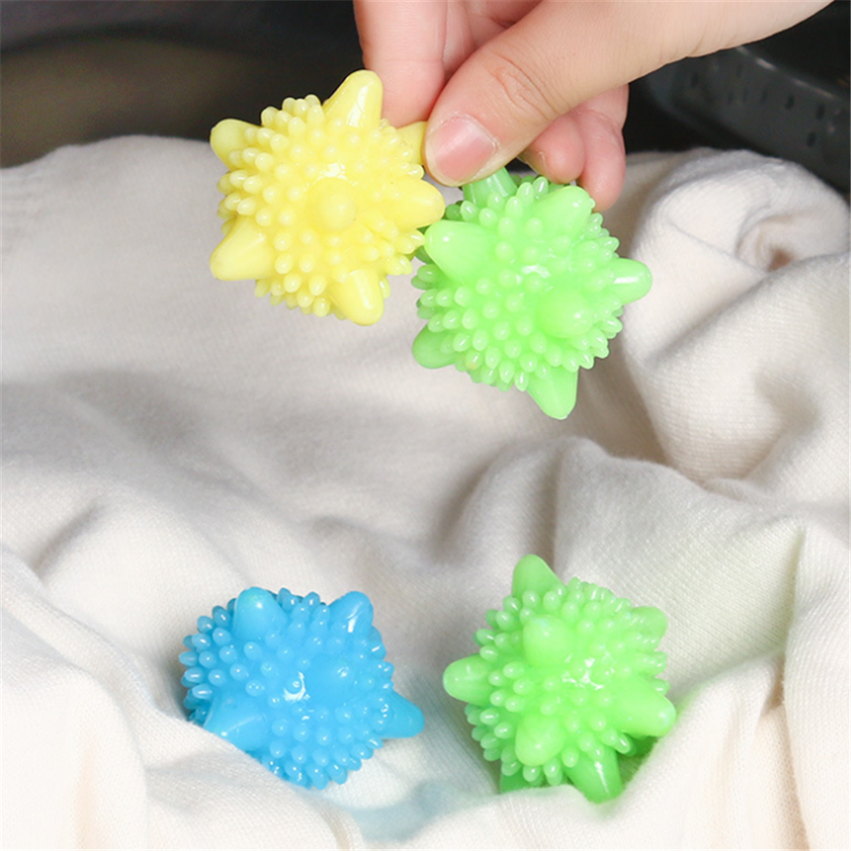 Anyhouz Magic Laundry Ball Random Color Sponge Reusable Pet Hair Lint Fiber Catcher Remover Tool For Washing Machine-Bathroom and Toilet Accessories-PEROZ Accessories
