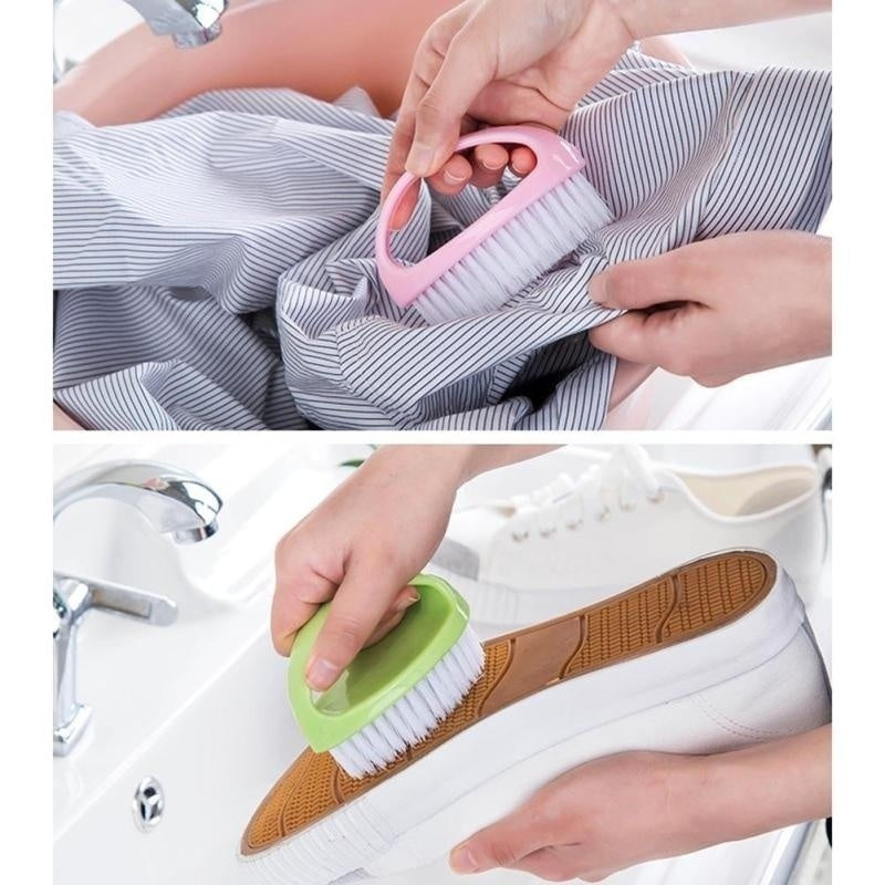 Anyhouz Laundry Brush Purple Multi-Functional Cleaning Washing Flexible Scrub for Bathroom or Kitchen-Bathroom and Toilet Accessories-PEROZ Accessories