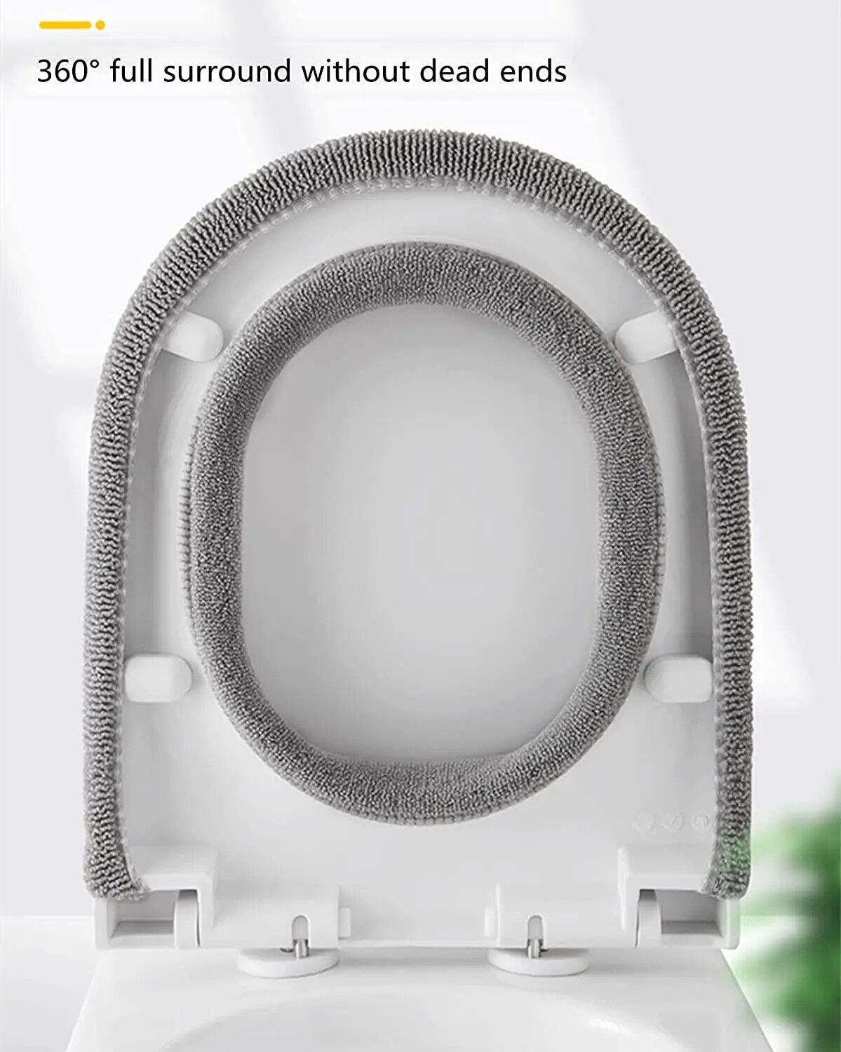Anyhouz Toilet Seat A Blue Washable Soft Mat Pad Cushion O-shape Seat Bidet Toilet Cover Accessories-Toilet Seat Cover-PEROZ Accessories