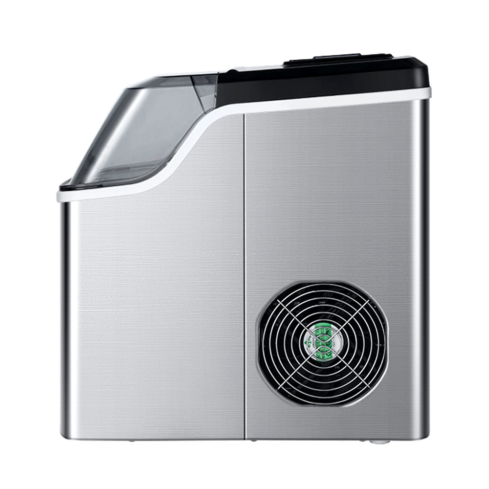Devanti Ice Maker Machine Commercial Portable Ice Cube Tray Countertop 3.2L-Appliances &gt; Kitchen Appliances-PEROZ Accessories