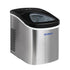 Devanti 2.4L Stainless Steel Portable Ice Cube Maker-Appliances > Kitchen Appliances-PEROZ Accessories