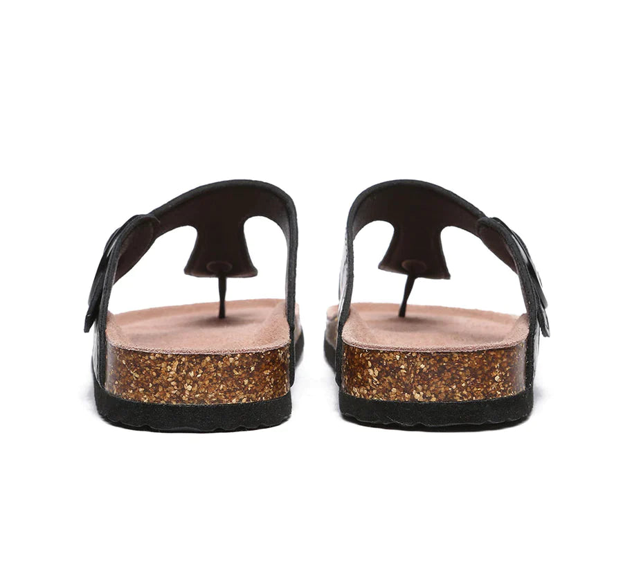 Tarramarra Embossed Summer Beach Unisex Slip-on Lindsay Sandals-Slides-PEROZ Accessories