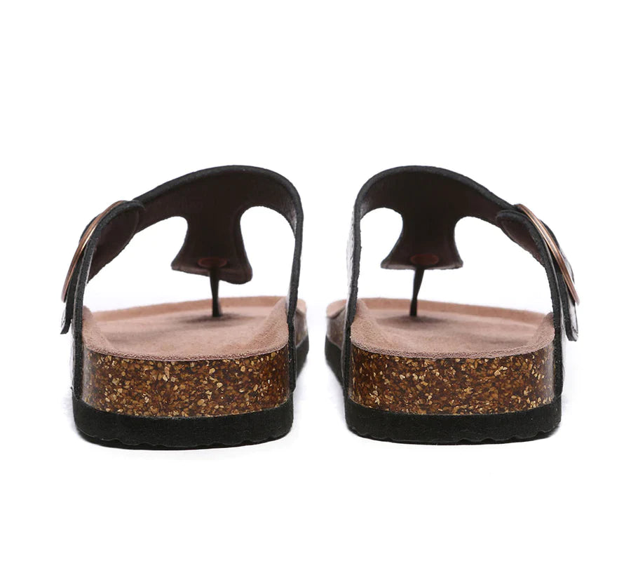 Tarramarra Embossed Summer Beach Unisex Slip-on Lindsay Sandals-Slides-PEROZ Accessories