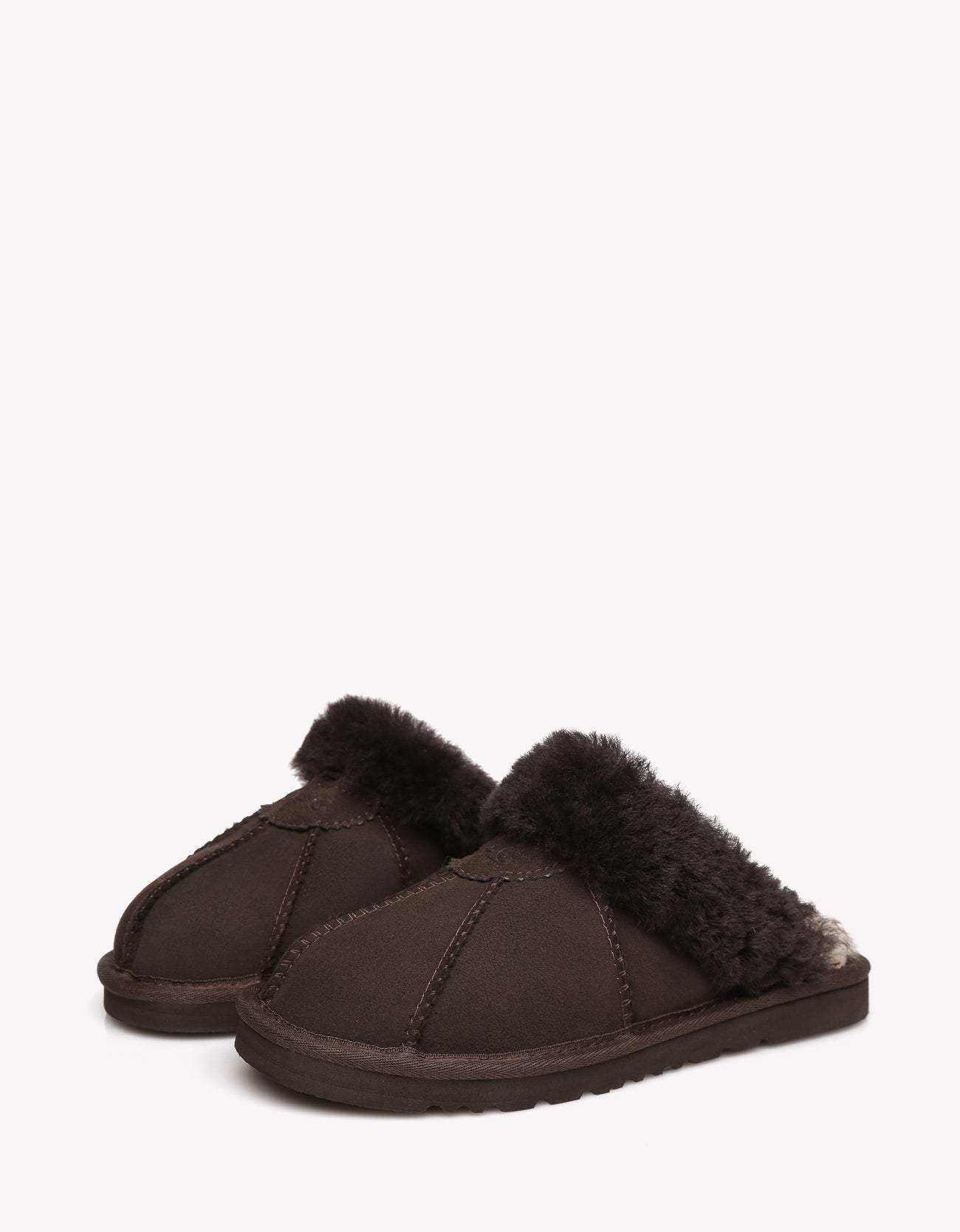 Australian Shepherd Double-Faced Sheepskin Unisex UGG Slippers Robert Water Resistant-Slippers-PEROZ Accessories