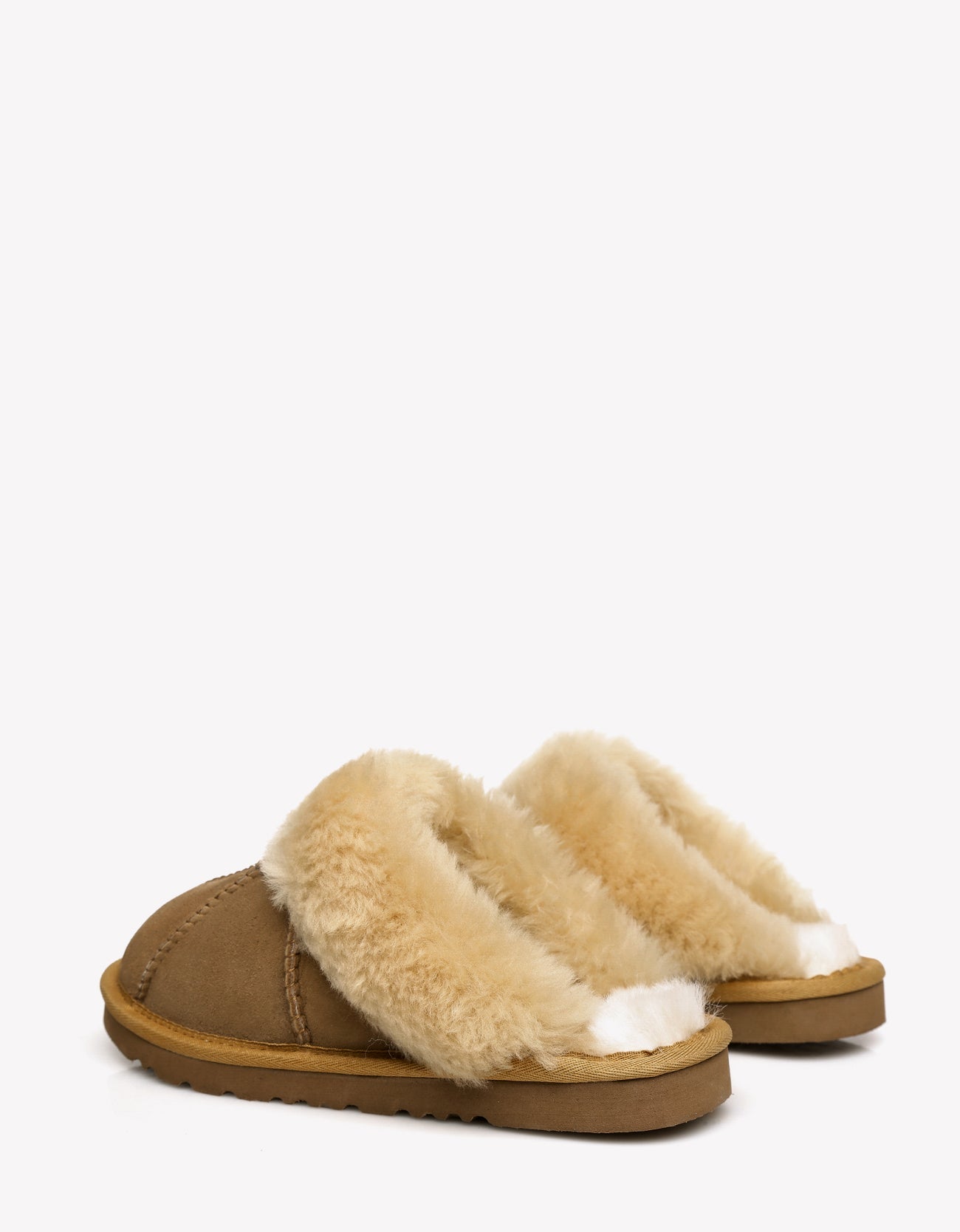 Australian Shepherd Double-Faced Sheepskin Unisex UGG Slippers Robert Water Resistant-Slippers-PEROZ Accessories