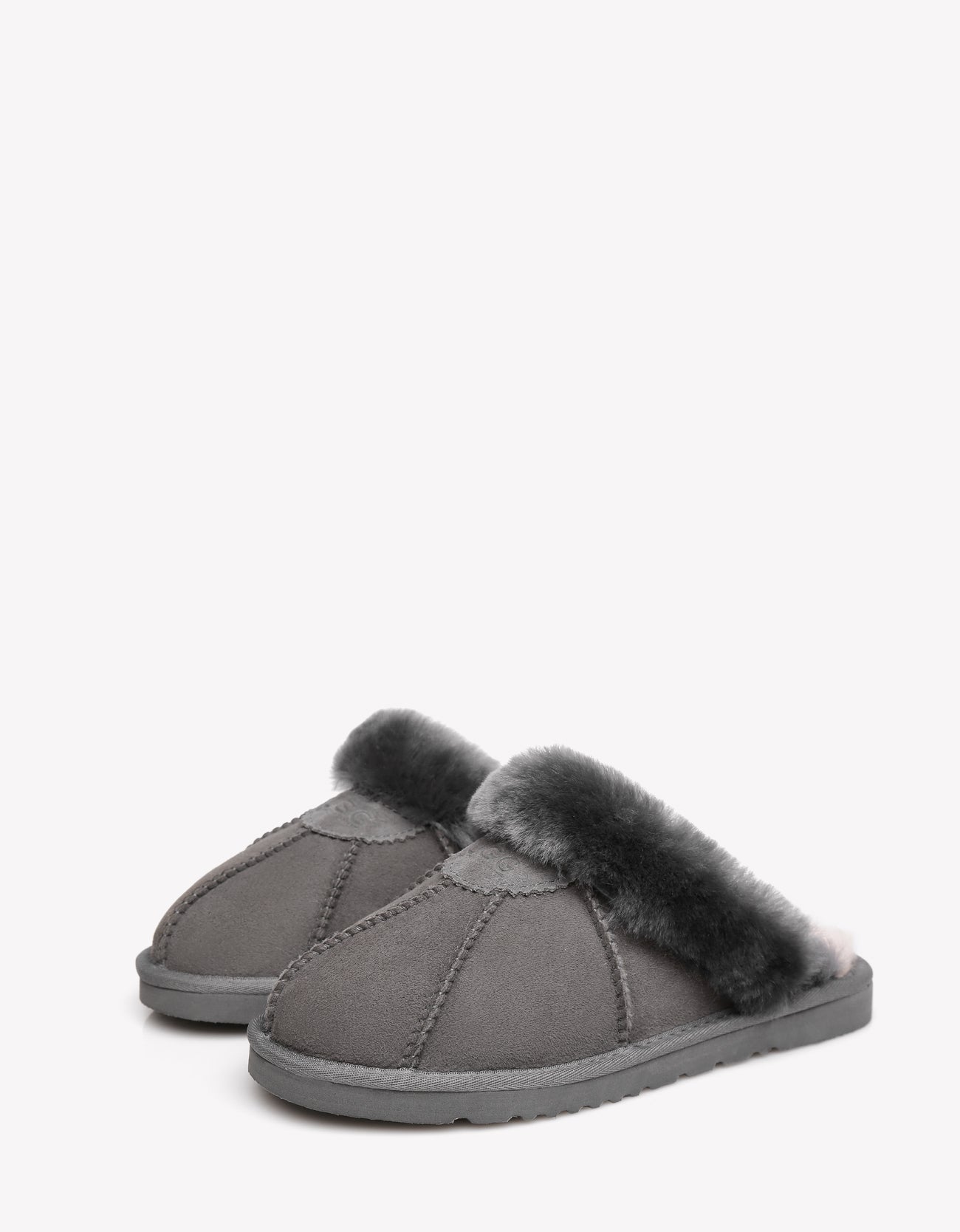 Australian Shepherd Double-Faced Sheepskin Unisex UGG Slippers Robert Water Resistant-Slippers-PEROZ Accessories
