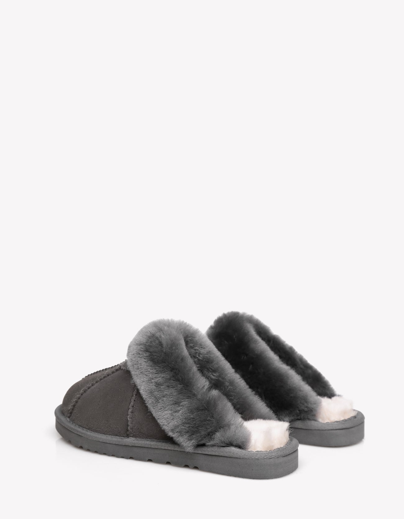 Australian Shepherd Double-Faced Sheepskin Unisex UGG Slippers Robert Water Resistant-Slippers-PEROZ Accessories