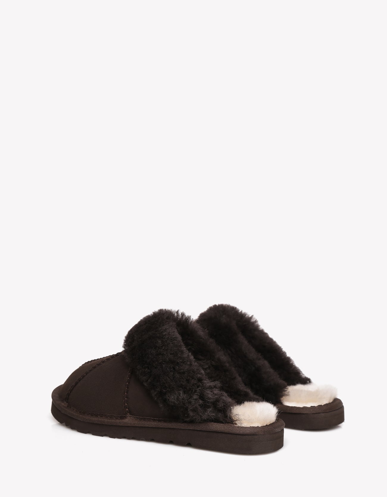 Australian Shepherd Double-Faced Sheepskin Unisex UGG Slippers Robert Water Resistant-Slippers-PEROZ Accessories