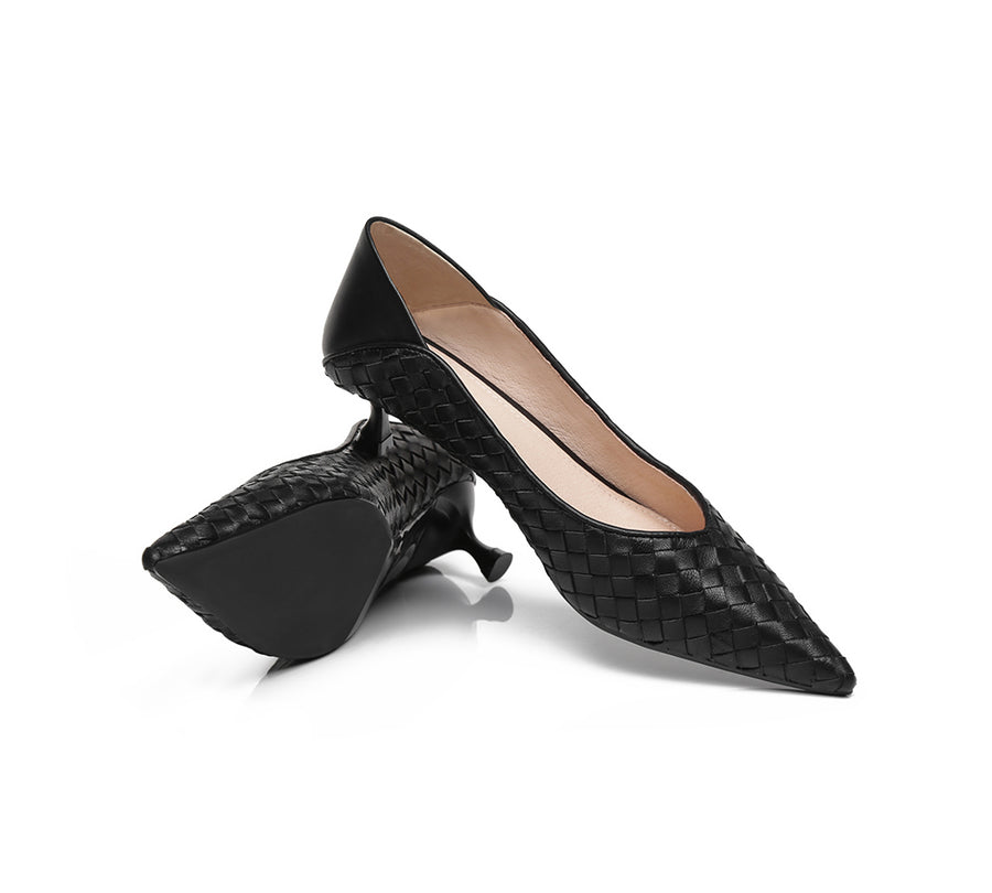 Australian Shepherd Low Heels Women Anaya shoes-Heels-PEROZ Accessories