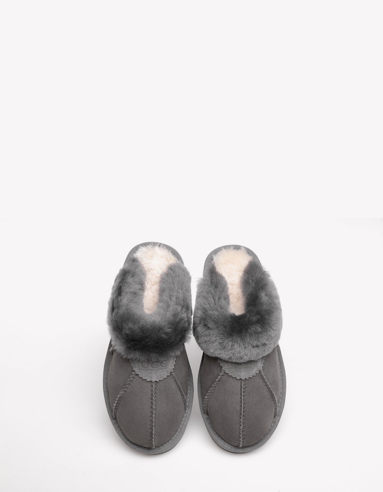 Australian Shepherd Double-Faced Sheepskin Unisex UGG Slippers Robert Water Resistant-Slippers-PEROZ Accessories