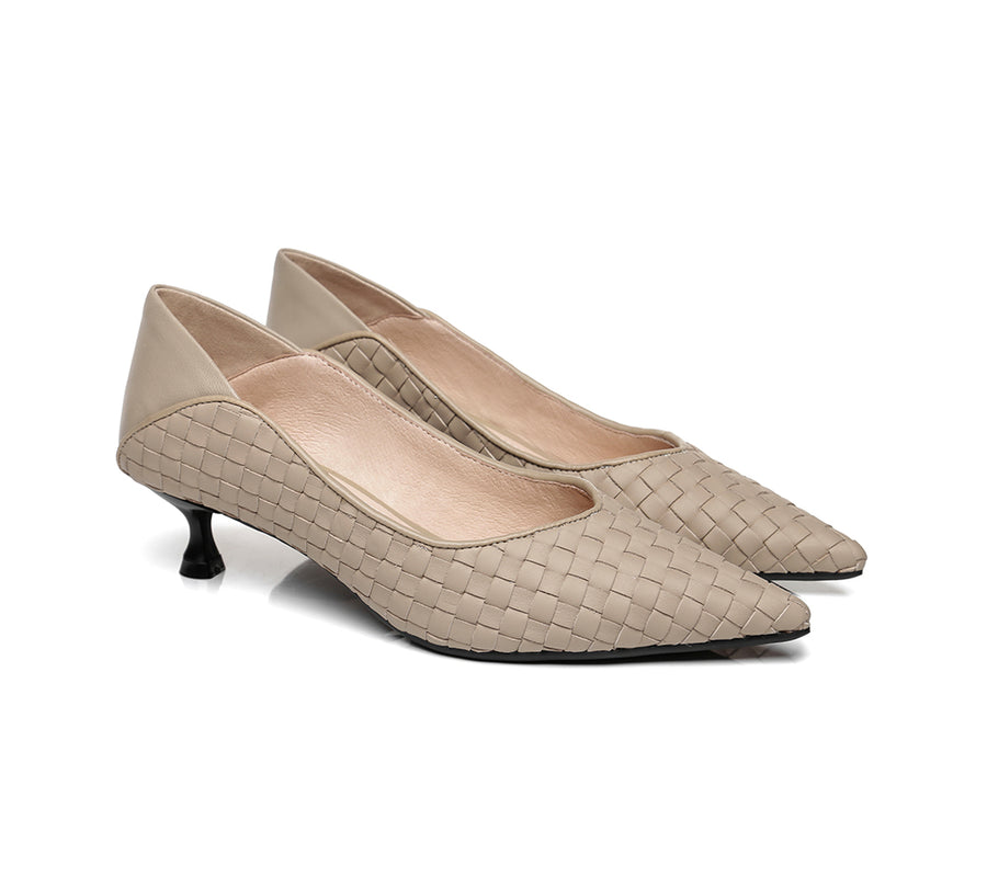 Australian Shepherd Low Heels Women Anaya shoes-Heels-PEROZ Accessories