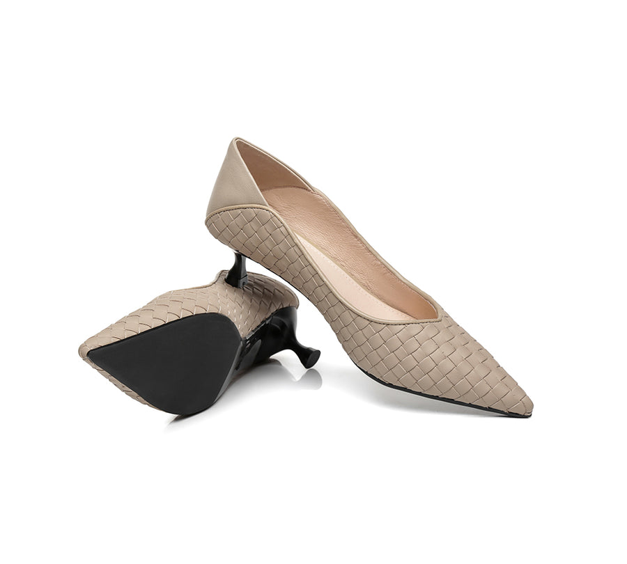 Australian Shepherd Low Heels Women Anaya shoes-Heels-PEROZ Accessories