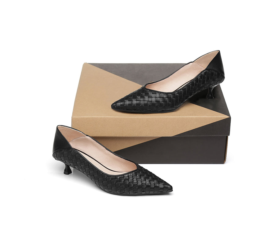 Australian Shepherd Low Heels Women Anaya shoes-Heels-PEROZ Accessories