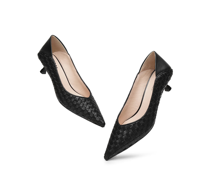 Australian Shepherd Low Heels Women Anaya shoes-Heels-PEROZ Accessories