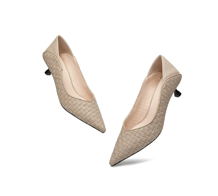 Australian Shepherd Low Heels Women Anaya shoes-Heels-PEROZ Accessories