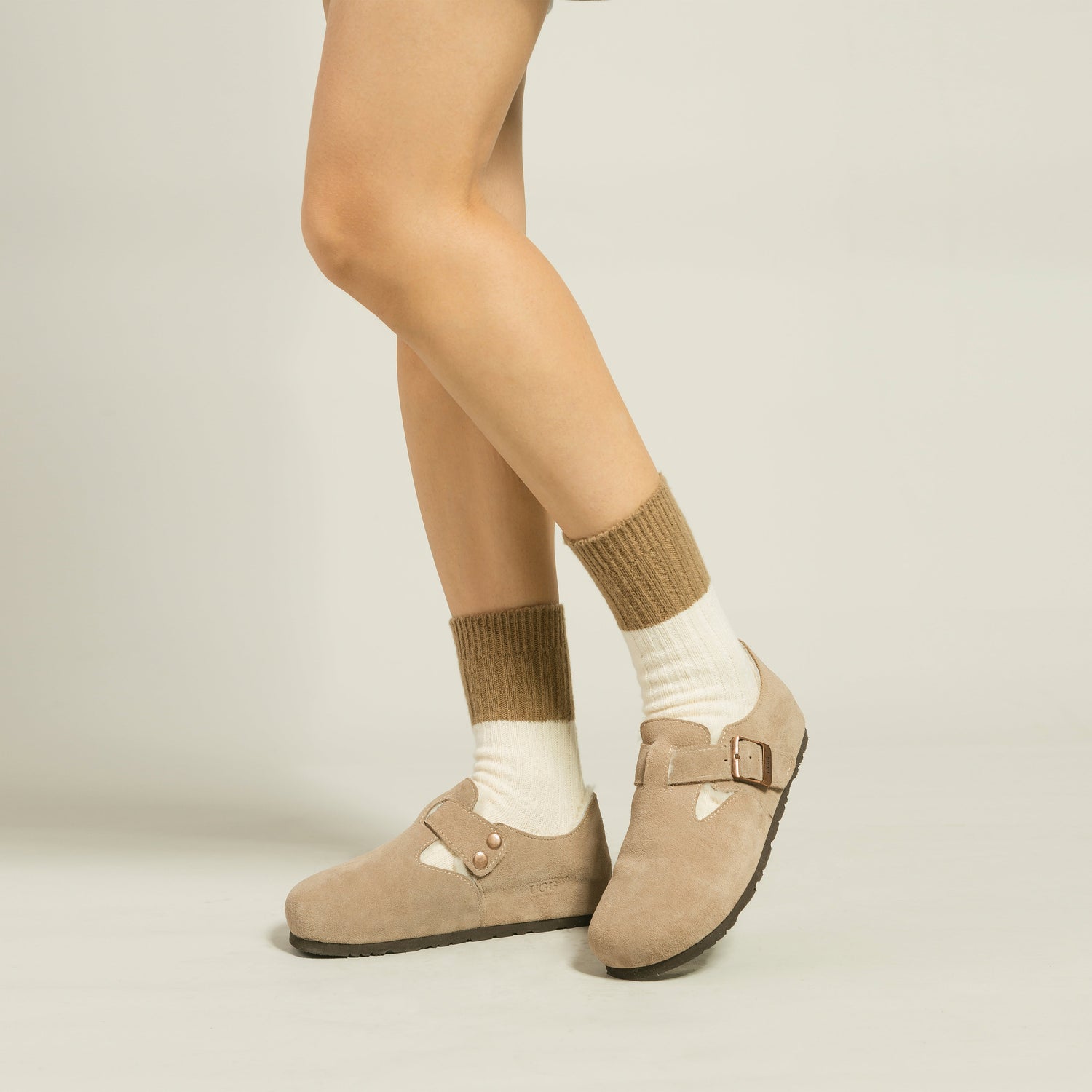 UGG Aussie Shearling Mule Loafers-Moccasins-PEROZ Accessories