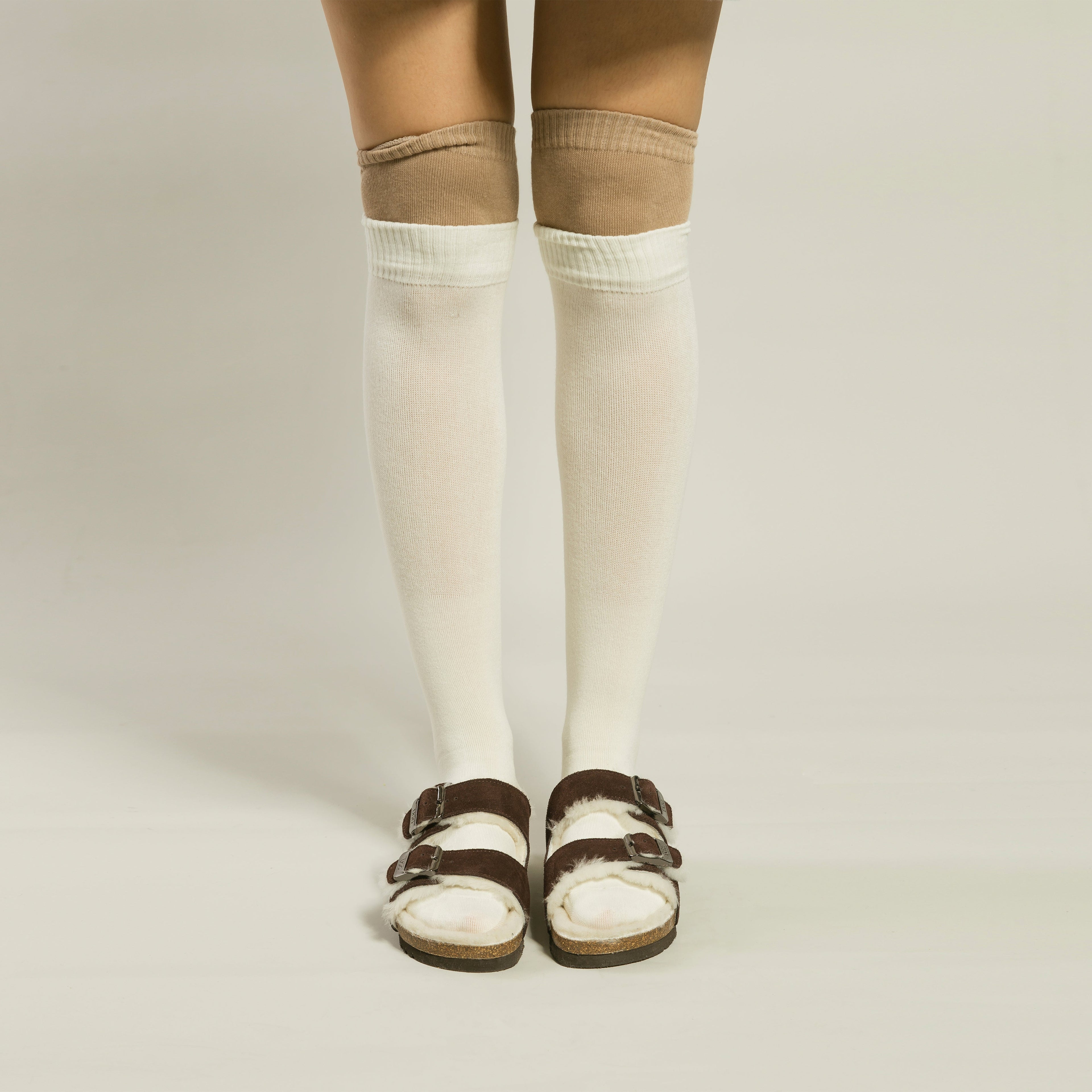 UGG Aussie Shearling Buckled Sandals-Moccasins-PEROZ Accessories