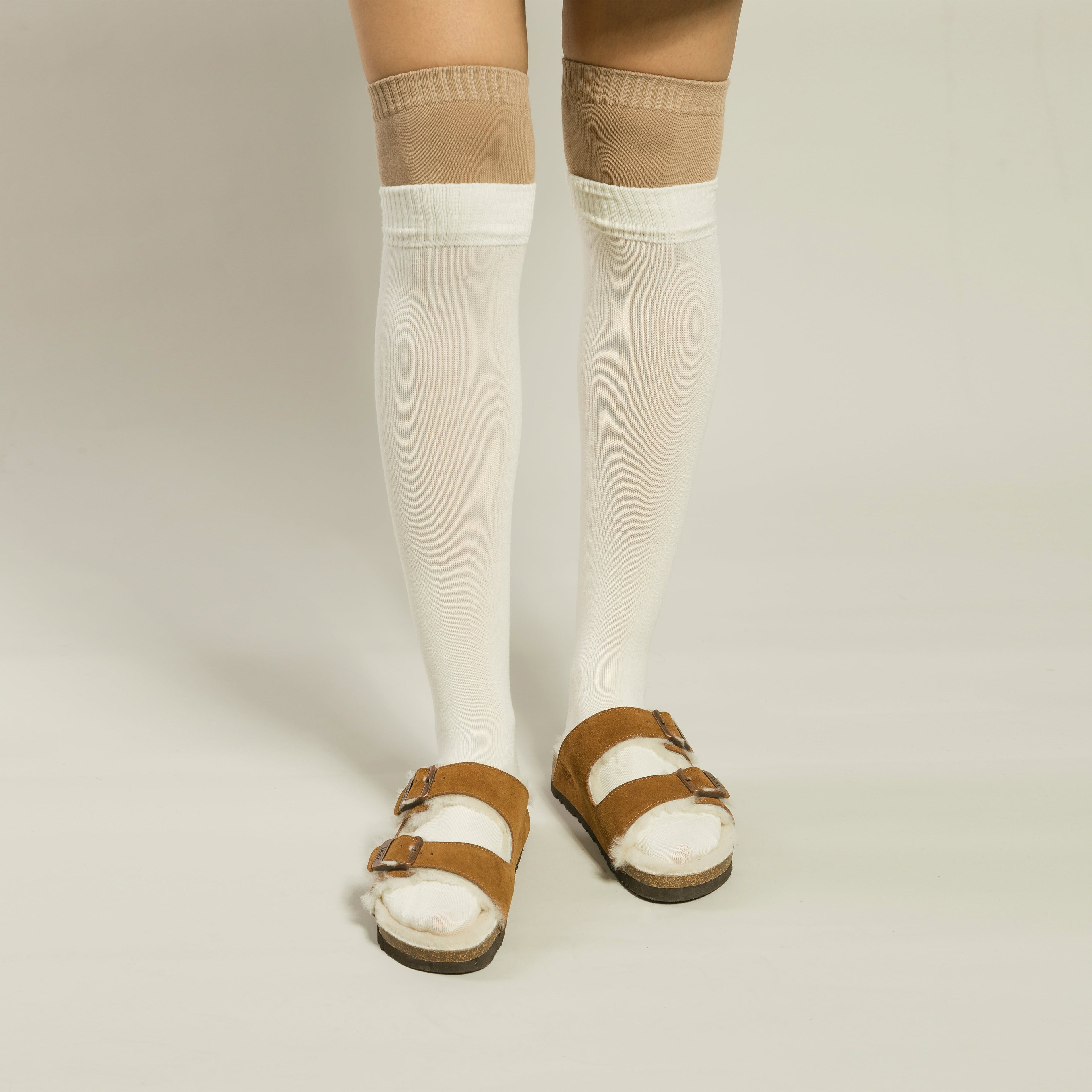 UGG Aussie Shearling Buckled Sandals-Moccasins-PEROZ Accessories
