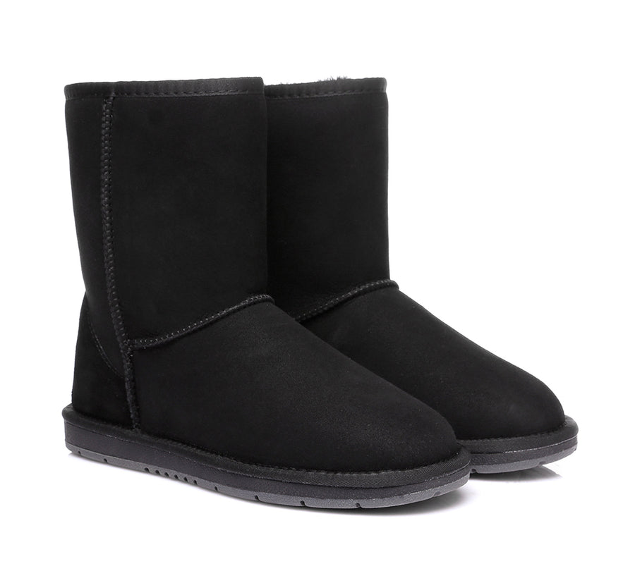 Australian Shepherd UGG Short Classic Boots Men Big Size-Boots-PEROZ Accessories