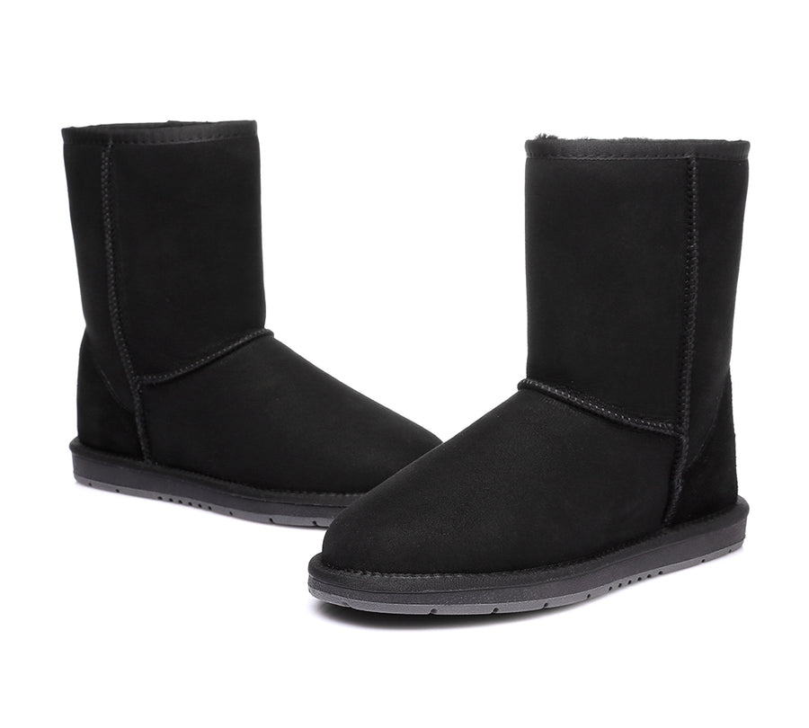 Australian Shepherd UGG Short Classic Boots Men Big Size-Boots-PEROZ Accessories