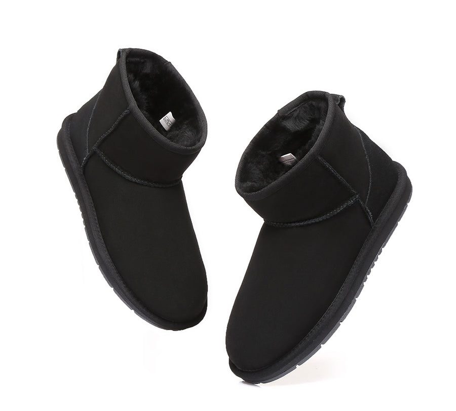 Australian Shepherd UGG Mini Classic Boots Men Big Size-Boots-PEROZ Accessories