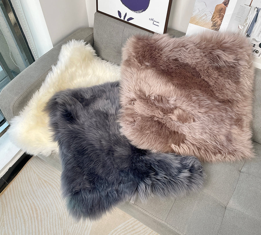 TARRAMARRA Square Wool Seat Cushion 45cm X 45cm-Chair & Sofa Cushions-PEROZ Accessories