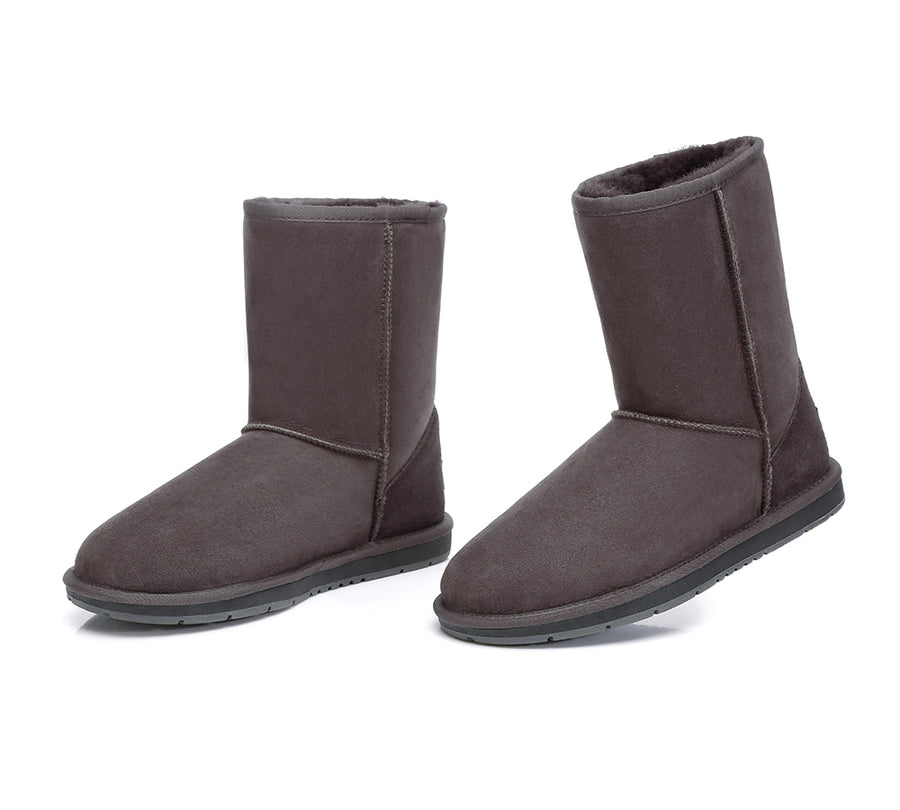 Australian Shepherd UGG Short Classic Boots Men Big Size-Boots-PEROZ Accessories