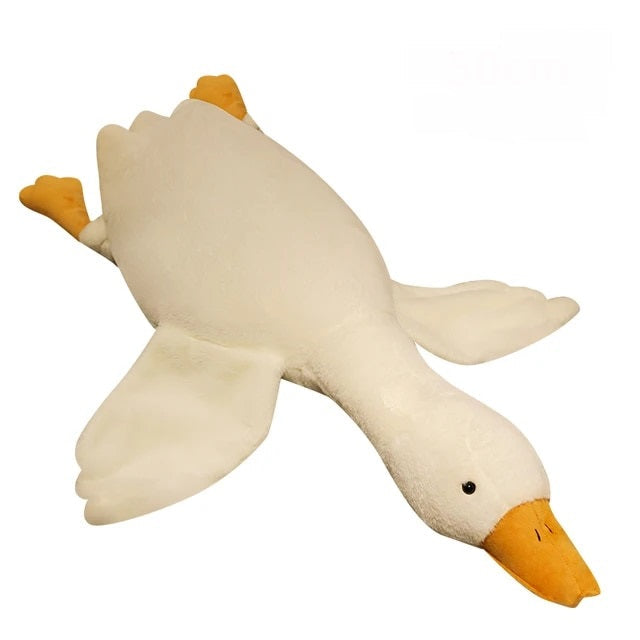 Anyhouz Side Sleep Body Pillow Cute Huge White Goose Stuffed Animal Sleeping Pillow 50CM-Sleeping Pillow-PEROZ Accessories