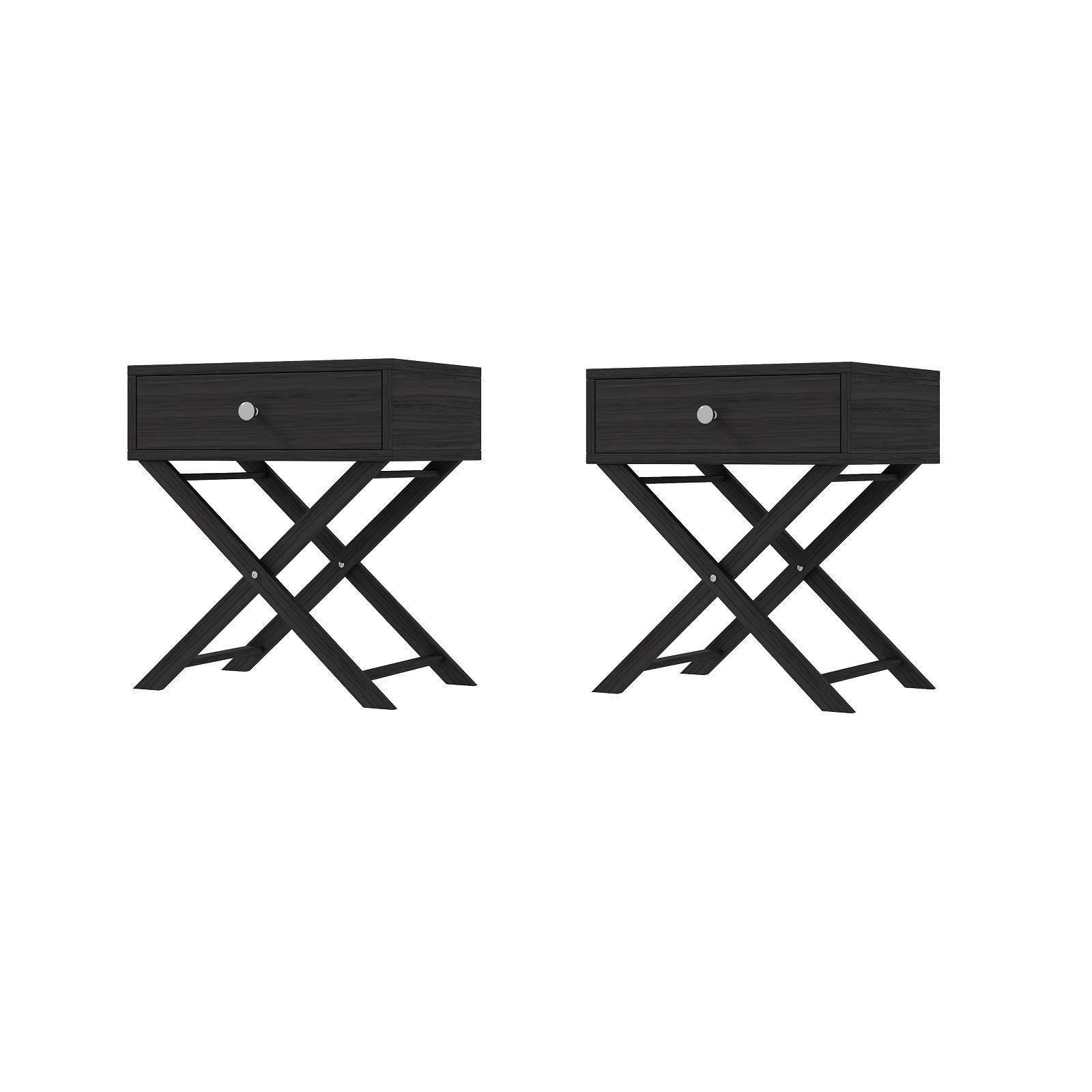 Milano Decor Bedside Table Surry Hills Storage Cabinet Bedroom-Bedside Tables-PEROZ Accessories
