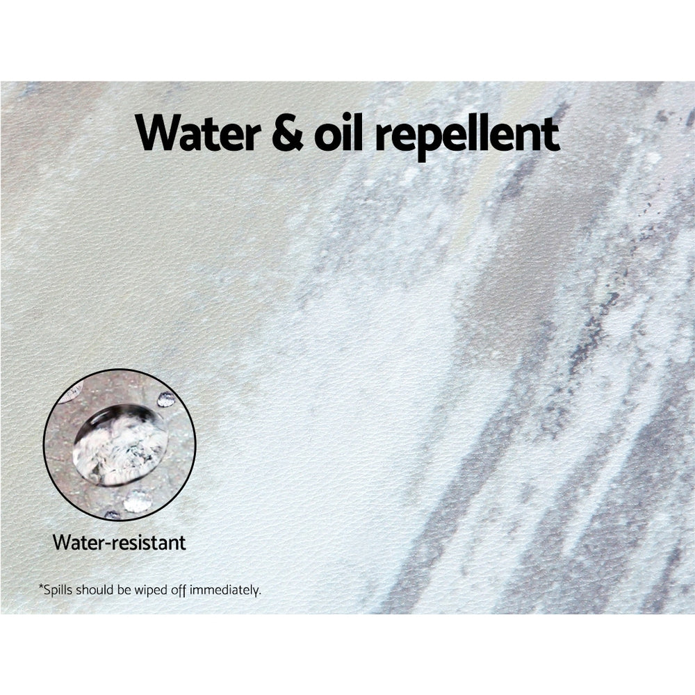 Artiss Kitchen Mat 45x75cm PVC Floor Rug Carpet Non-slip Lydia-Home & Garden > Rugs-PEROZ Accessories