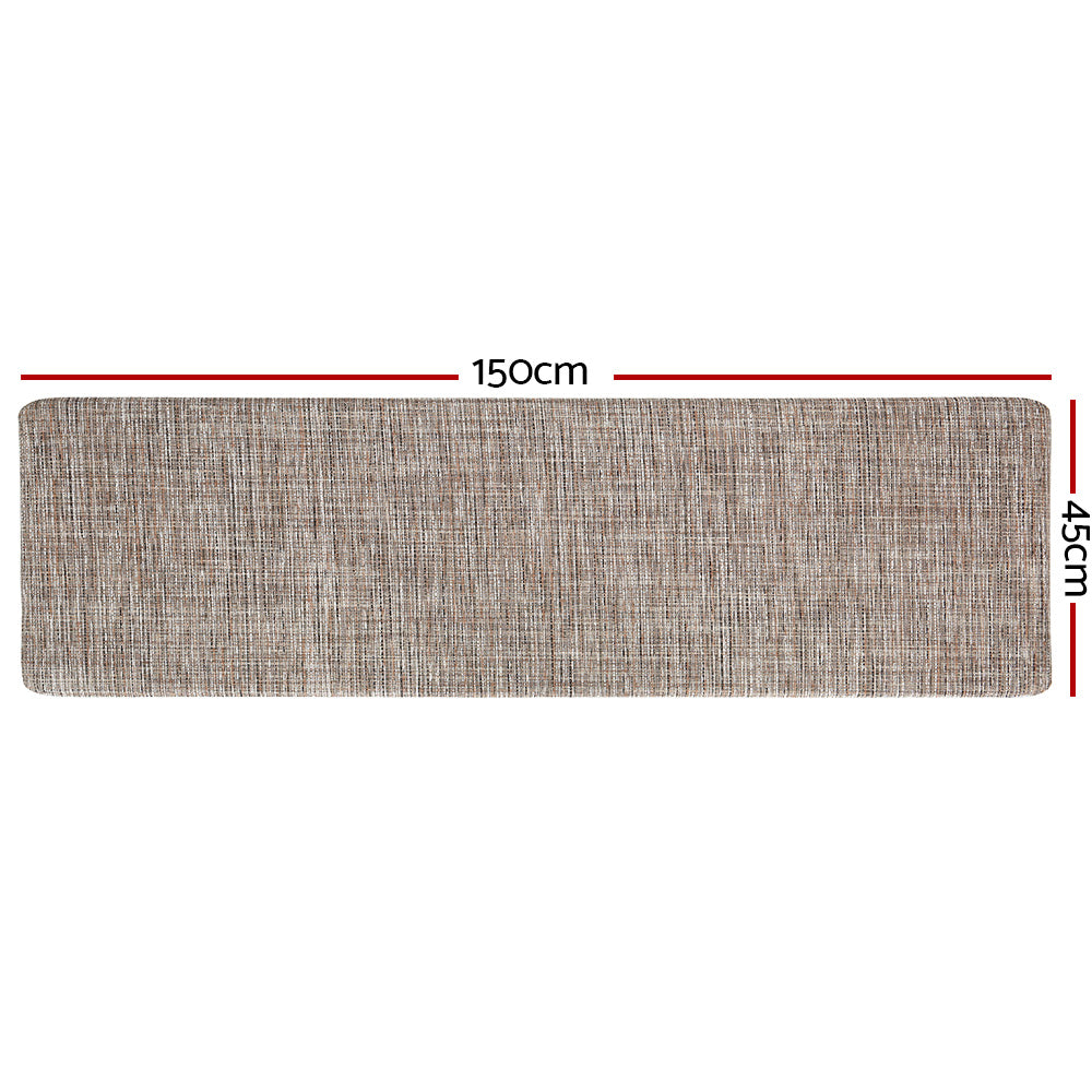 Artiss Kitchen Mat 45x150cm Textilene Floor Rug Carpet Non-slip-Home & Garden > Rugs-PEROZ Accessories