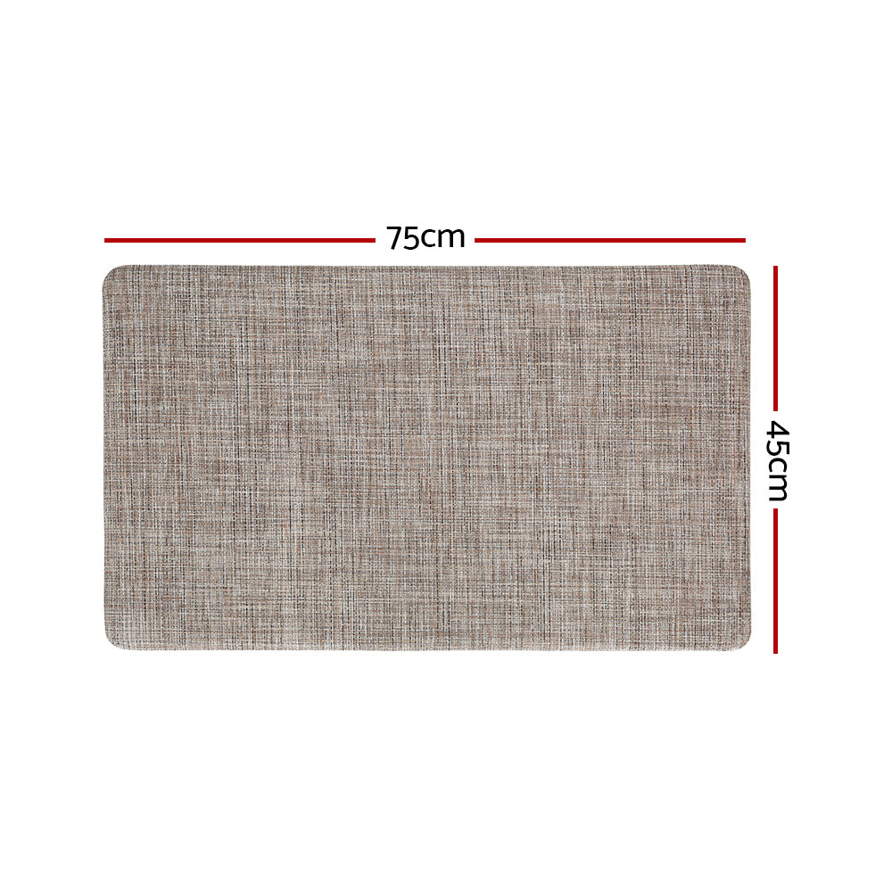Artiss Kitchen Mat 45x75cm Textilene Floor Rug Carpet Non-slip-Home & Garden > Rugs-PEROZ Accessories