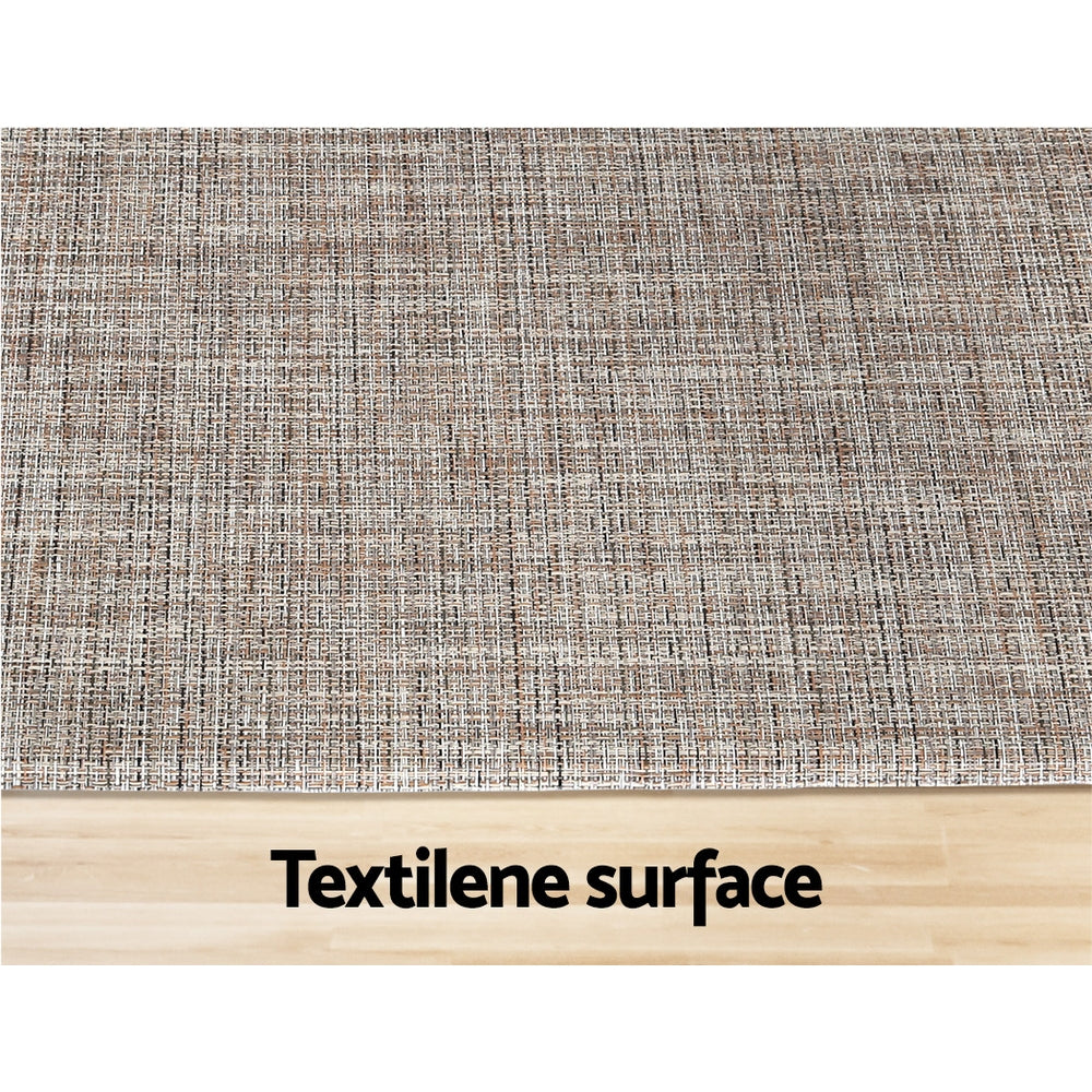Artiss Kitchen Mat 45x75cm Textilene Floor Rug Carpet Non-slip-Home & Garden > Rugs-PEROZ Accessories