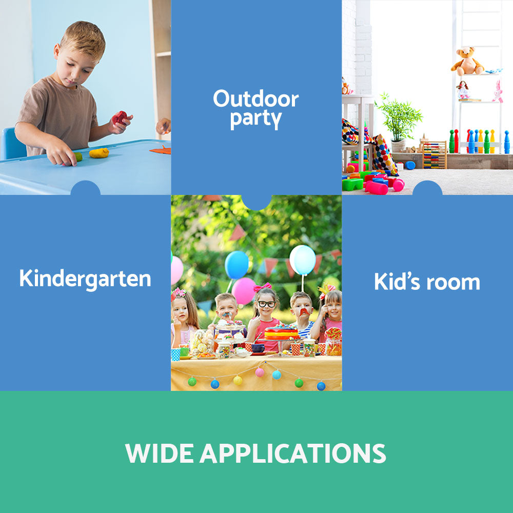 Keezi Set of 4 Kids Play Chairs-Baby & Kids > Kid&