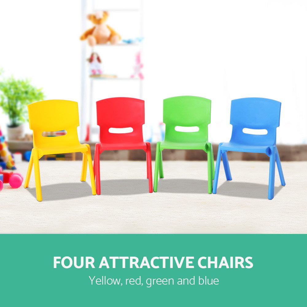 Keezi Set of 4 Kids Play Chairs-Baby & Kids > Kid&