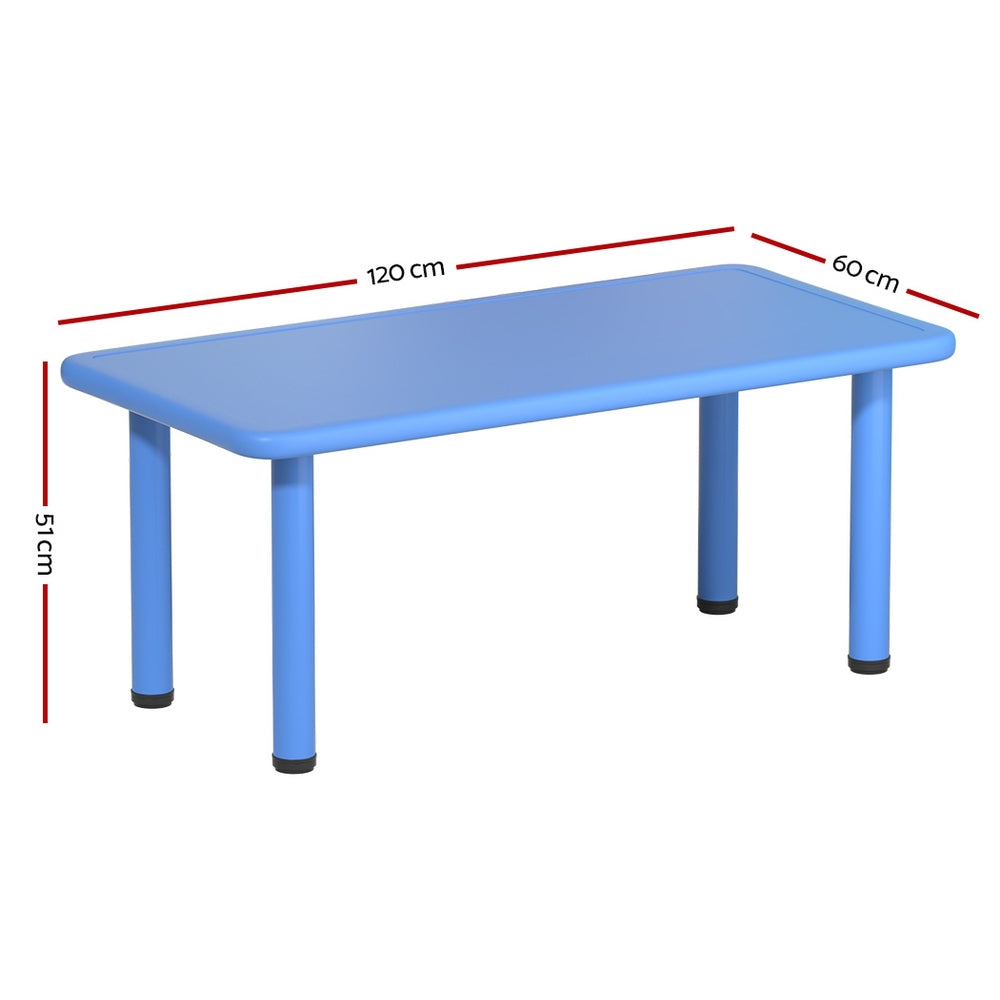 Keezi Kids Table Plastic Square Activity Study Desk 60X120CM-Baby & Kids > Kid&