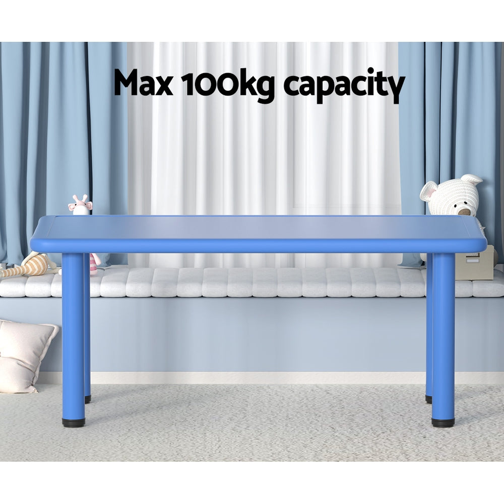 Keezi Kids Table Plastic Square Activity Study Desk 60X120CM-Baby & Kids > Kid&