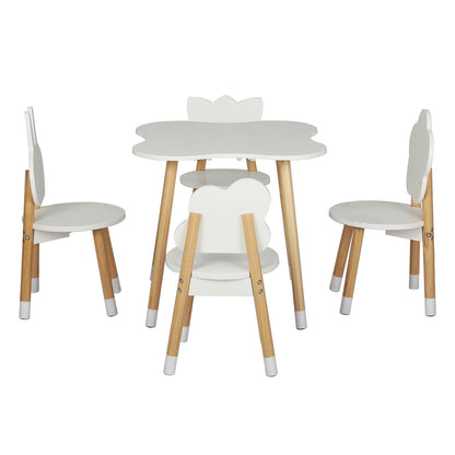 Keezi 5 Piece Kids Table and Chairs Set Children Activity Study Play Desk-Baby &amp; Kids &gt; Kid&