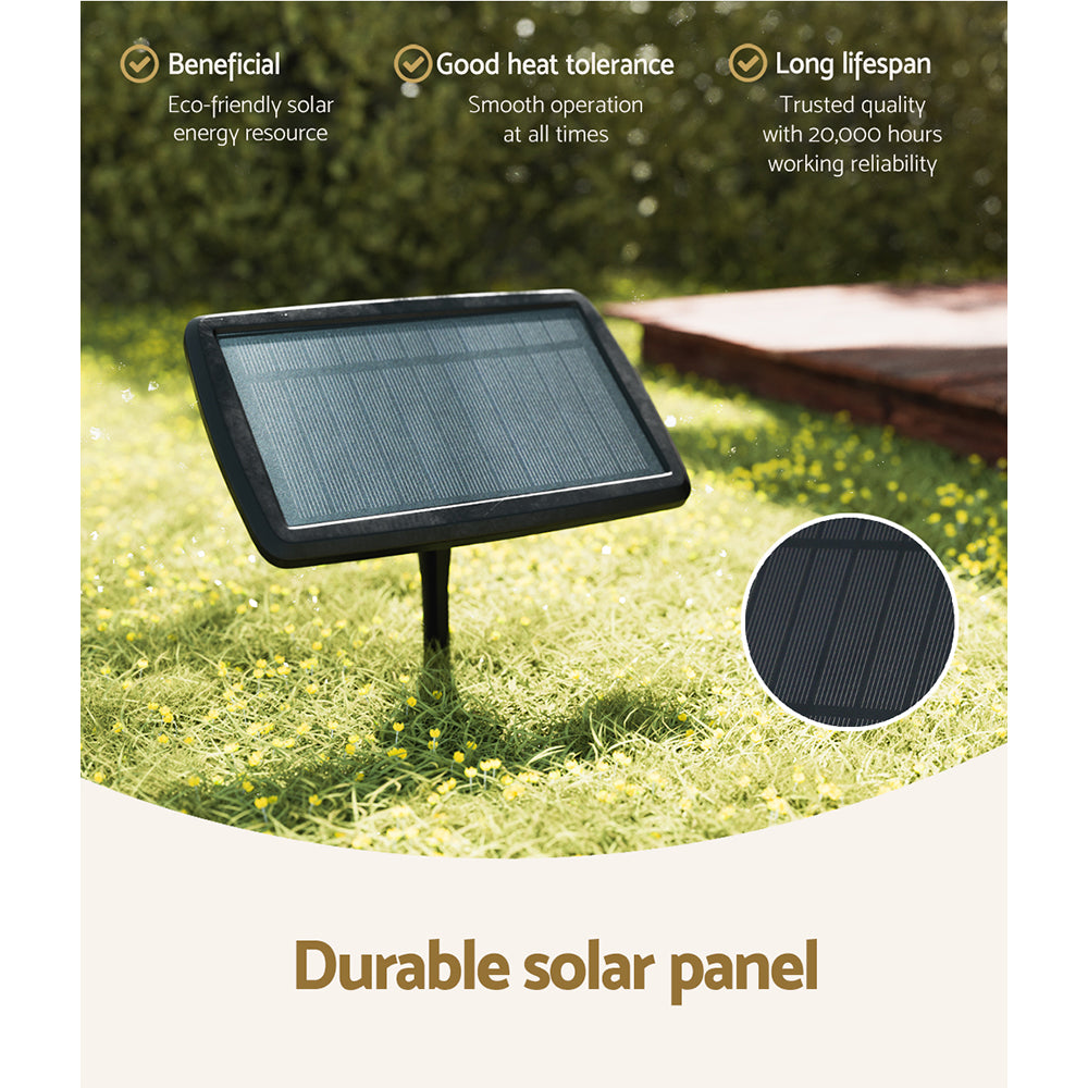 Jingle Jollys 17m Solar Festoon Lights LED String Light Outdoor Christmas-Occasions > Lights-PEROZ Accessories