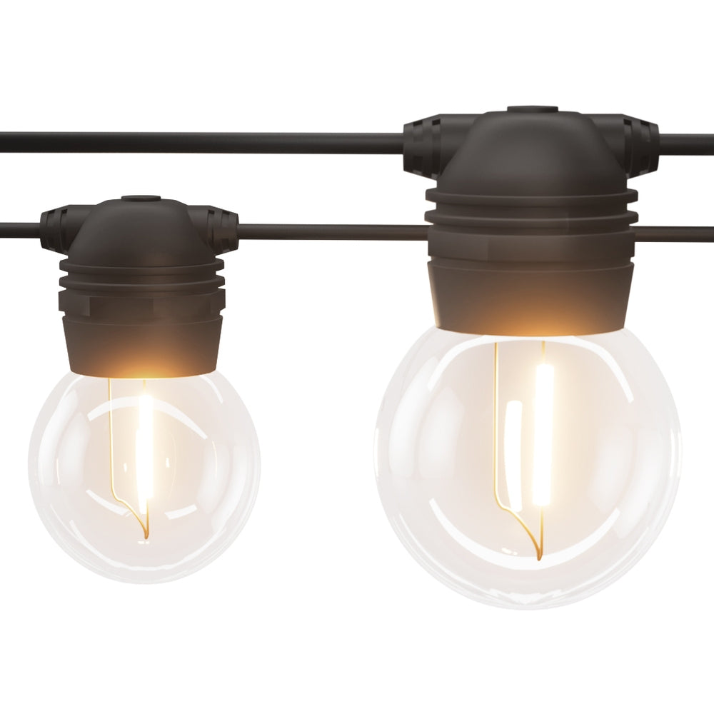 Jingle Jollys 30 LED Festoon Lights Solar Outdoor String Light Christmas 34m-Home & Garden > Lighting-PEROZ Accessories