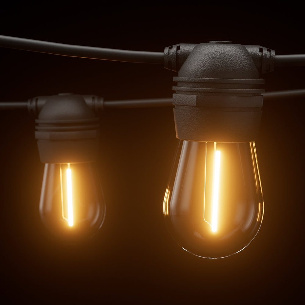 Jingle Jollys 34m Solar Festoon Lights Outdoor 30 LED String Light Christmas-Home & Garden > Lighting-PEROZ Accessories