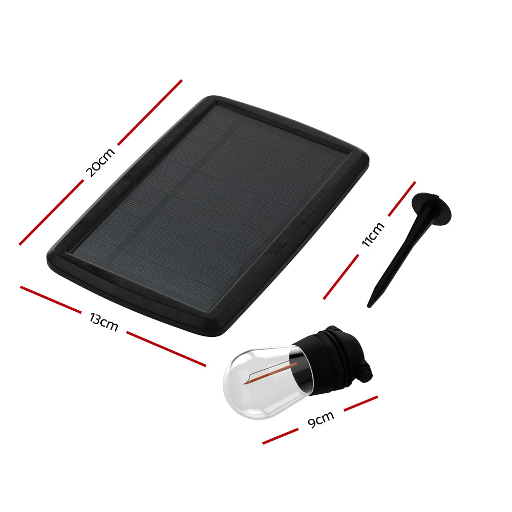 Jingle Jollys 23m Solar Festoon Lights Outdoor LED Fairy String Light Christmas-Occasions > Christmas-PEROZ Accessories