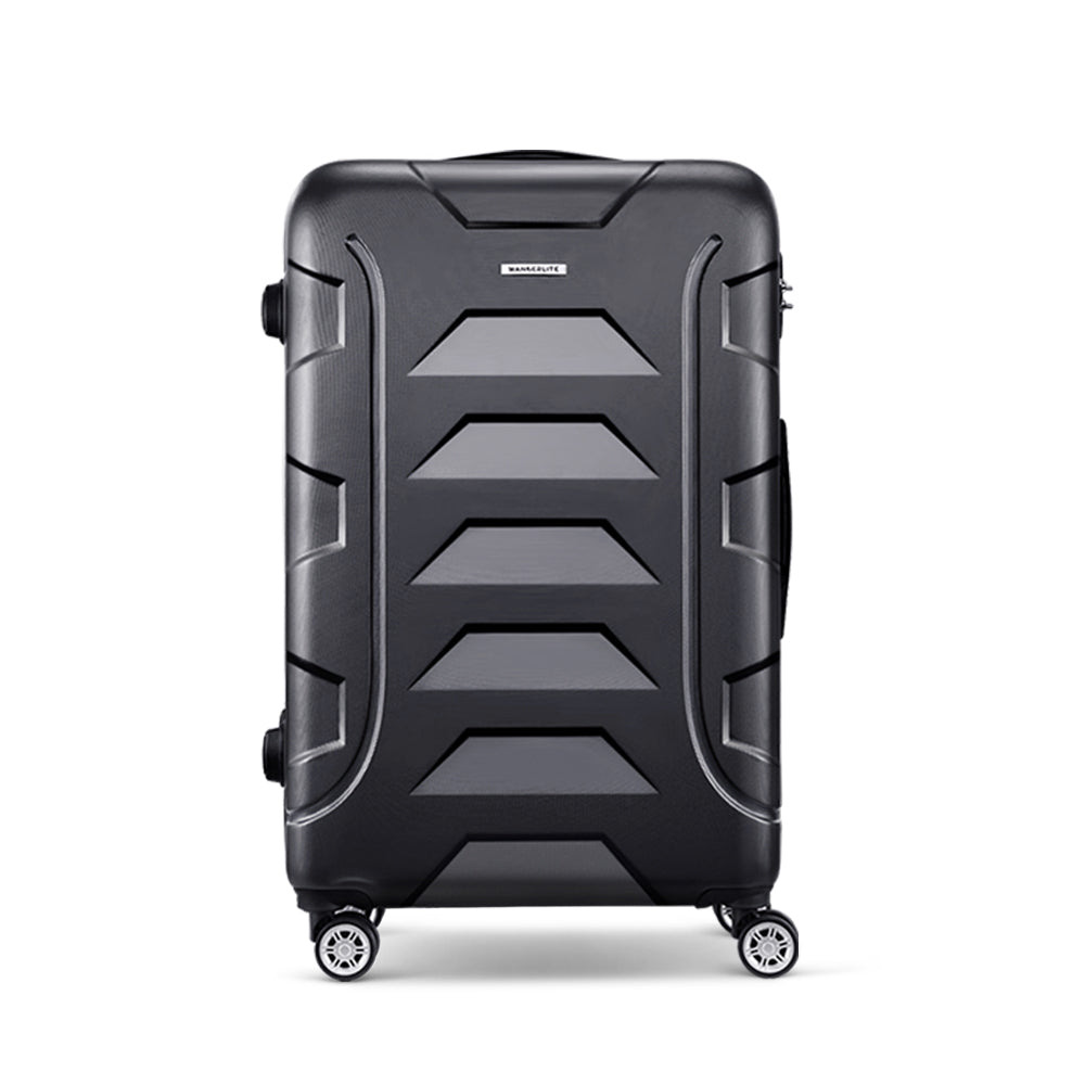 Wanderlite 28" Luggage Travel Suitcase Set Trolley Hard Case Strap Lightweight-Luggage-PEROZ Accessories