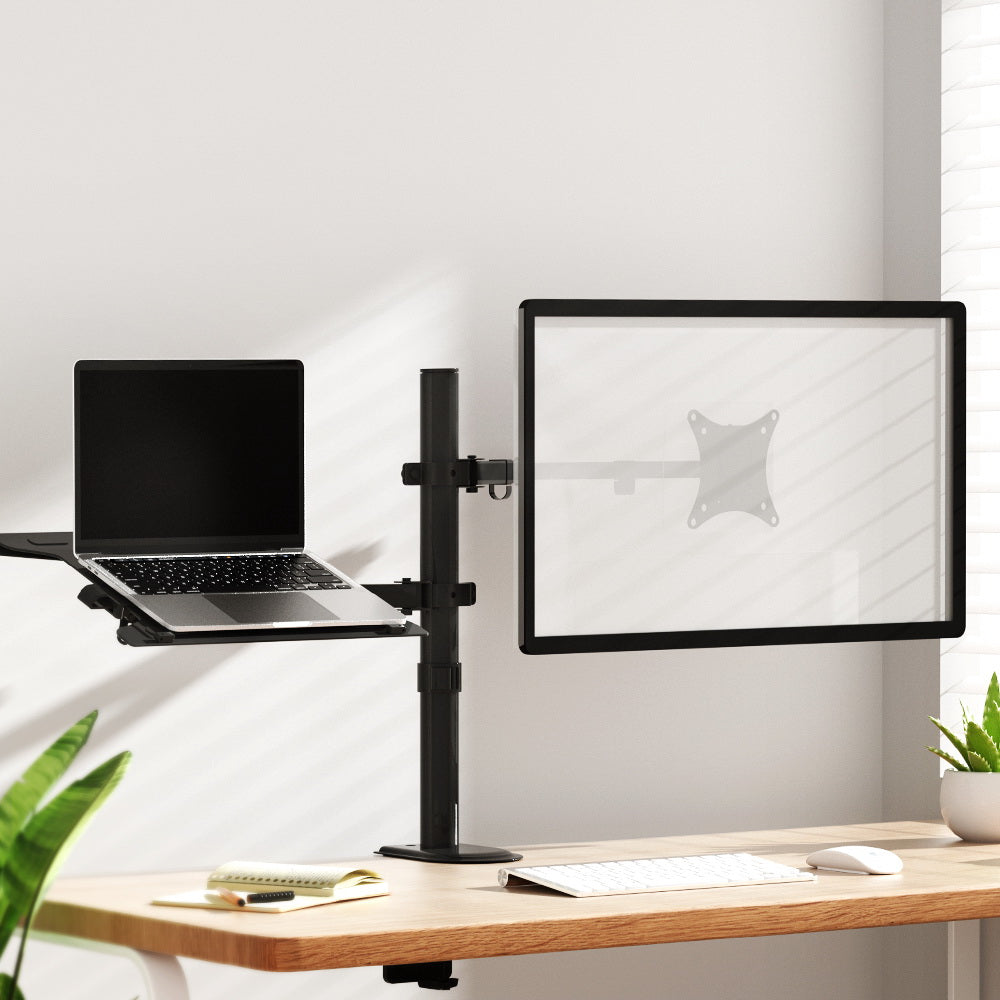 Artiss Monitor Arm Stand Laptop Tray Display Desk Mount Bracket Screen Holder-Furniture > Office - Peroz Australia - Image - 8