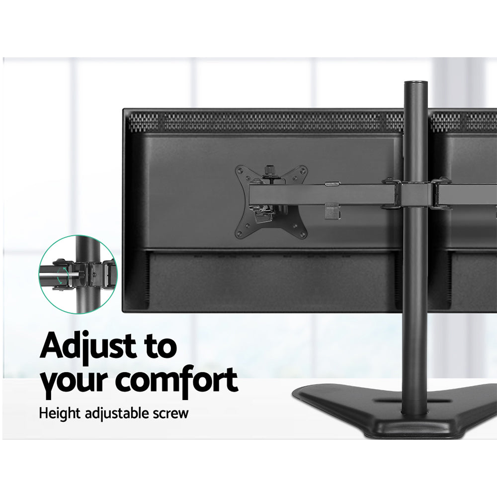 Artiss Monitor Arm Stand Dual Black-Furniture > Office-PEROZ Accessories