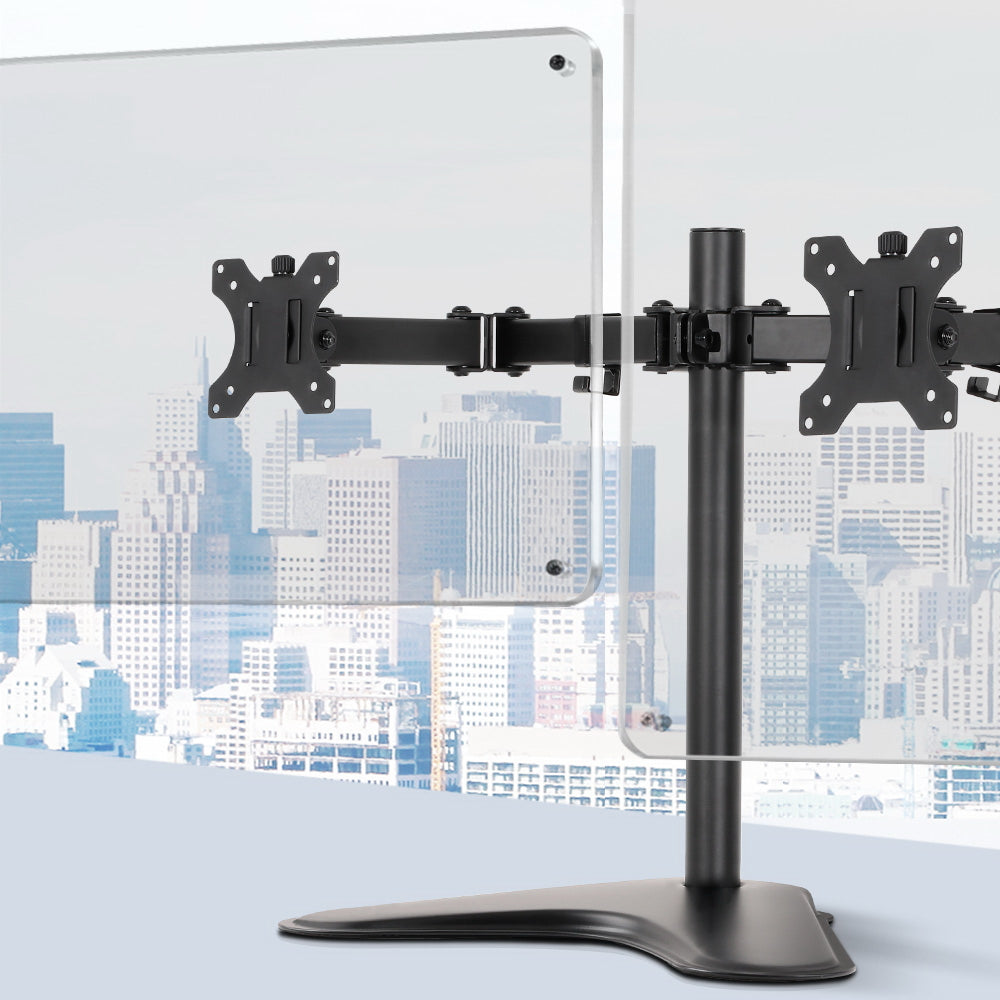 Artiss Monitor Arm Stand Dual Black-Furniture > Office-PEROZ Accessories